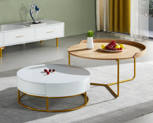 stoły Zestaw Stoliki do stolika kawowego Stolik design salon 2-częściowy