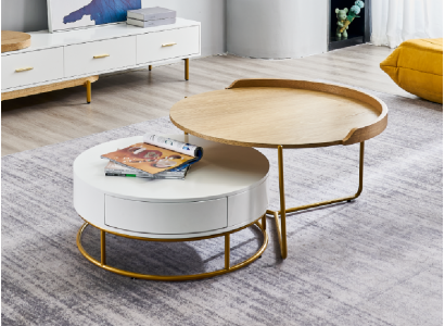 stolik kawowy Stolik kawowy Stoliki do kawy Luxury Drewno Modern