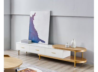 szuflady szafki rtv półki Kredens Tabela salon Drewno Design