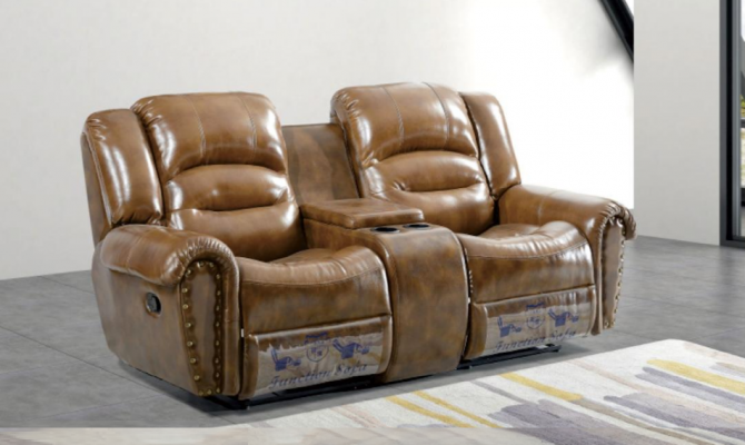 Sofa 2 miejsce do siedzenia Design Sofa Podkładka Couchen Couch Modern Luxury Brown Nowość