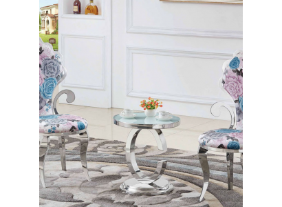 Luksusowy stolik kawowy do salonu Stal nierdzewna stoły Design Meble Side Nowość