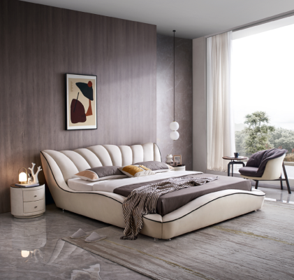 Nowoczesny design Łóżko Double Luksusowe Nowoczesne łóżko hotelowe Sleep Pokój