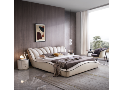 Nowoczesny design Łóżko Double Luksusowe Nowoczesne łóżko hotelowe Sleep Pokój