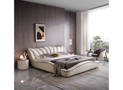 Nowoczesny design Łóżko Double Luksusowe Nowoczesne łóżko hotelowe Sleep Pokój