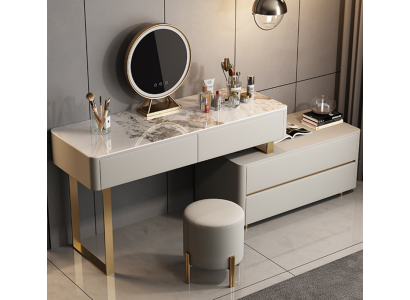 Toaletka konsola Sypialnia Meble Design Luxury Stół konsolowy