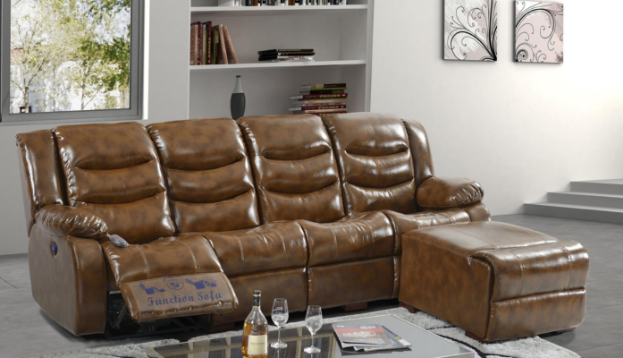 Luxury Meble Sofa 4 miejsce do siedzenia Pufa Couch Design Podkładka Relaks Żywy krajobraz