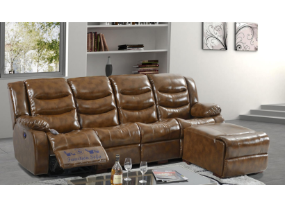 Luxury Meble Sofa 4 miejsce do siedzenia Pufa Couch Design Podkładka Relaks Żywy krajobraz