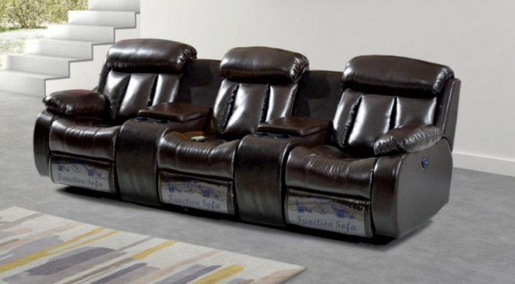 Opracowana sofa do salonu 3 miejsce do siedzenia meble do salonu sofa deluxe brązowa