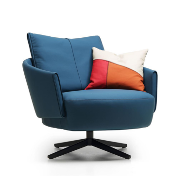 Design Fotel Włókienniczy Luksusowa Kanapa 1,5 miejsca siedzące Sofa Relaks Salon Nowość