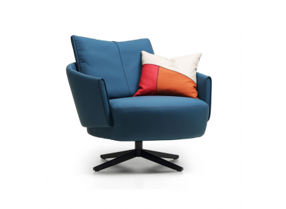 Design Fotel Włókienniczy Luksusowa Kanapa 1,5 miejsca siedzące Sofa Relaks Salon Nowość