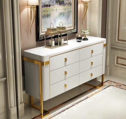Komoda Kredens Szafa Komody Designerska Luksusowa Szafki Drewno Modern