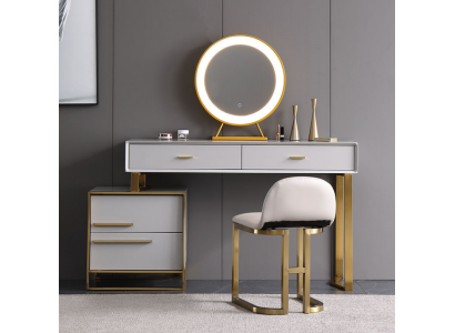 Tabela Nowoczesna konsola Lustro Toaletka Sypialnia Kosmetyki Tabela