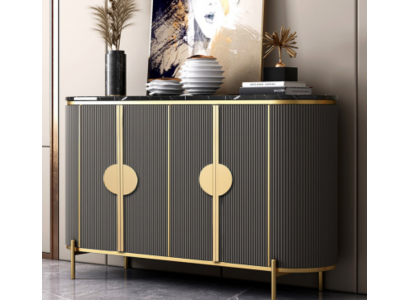 Luksusowy Kredens Salonowy Designerski Szary Meble Nowoczesny Nowość