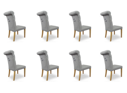 8x Krzesła Krzesło Podkładka Design Lounge Club Siedziba Lehn Ustawić Fotel Luxury New