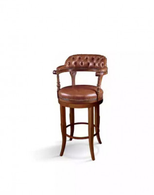 Stołek barowy Chesterfield Krzesła Krzesło Fotel Fotel Bar luksusowa Podkładka