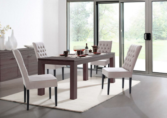 Chesterfield Krzesło Scenografia Lehn Podkładka Ustawić Fotel Grupa 4x Nowa Krzesła