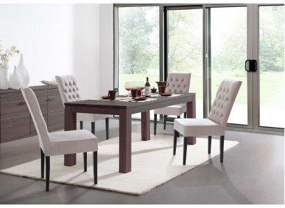 Chesterfield Krzesło Scenografia Lehn Podkładka Ustawić Fotel Grupa 4x Nowa Krzesła