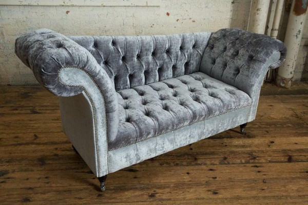 Design Chesterfield Materiał Couch Leżanka Podkładka Nowe szezlongi Sofy