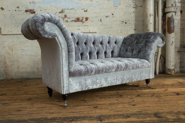 Design Chesterfield Materiał Couch Leżanka Podkładka Nowe szezlongi Sofy