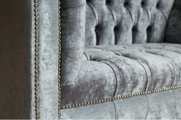 Design Chesterfield Materiał Couch Leżanka Podkładka Nowe szezlongi Sofy