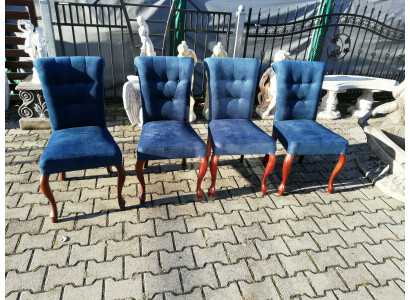 jadalnia 4x Krzesło Zestaw Krzesła Ustawić Podkładkę Krzywy Salon Drewno