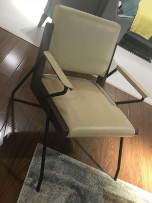 Fotel Club Lounge Lehn Podkładka Sofa 1 miejsce do siedzenia TV Nowa Skóra Krzesło Designer