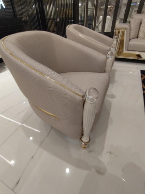 Fotel Podkładka miejsce siedzące Design Fotel Couch Relaks Materiał Nowoczesny Design Fotel Nowość