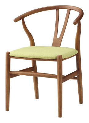 Krzesło 1x Jadalnia Pokój Club Krzesła Krzesło Tapicerowane Fotel Designer Drewno Lounge Italy
