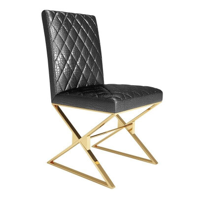 Krzesło 1x Jadalnia Pokój Club Krzesła Krzesło Tapicerowane Fotel Metal Lounge Designer Nowe