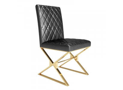 Krzesło 1x Jadalnia Pokój Club Krzesła Krzesło Tapicerowane Fotel Metal Lounge Designer Nowe