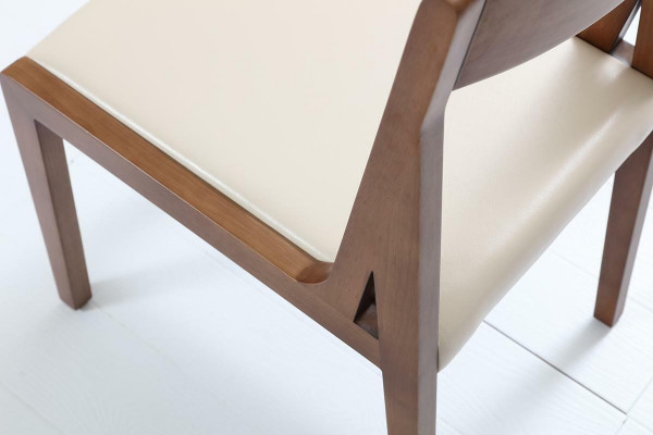 Krzesło Design Fotel Lehn Krzesła Podkładka Jadalnia Living Pokój Club Meble Kuchnia Lounge