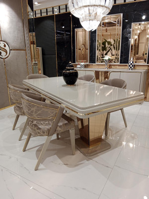 Projektant Stół obiadowy Wyrazisty projekt stołu Elegancki New Modern