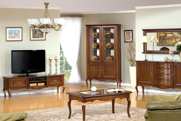 Prawdziwe drewno drewniany stół Classic stoły Tabela Stół obiadowy Okrągły stół Royal - Model ZB-3