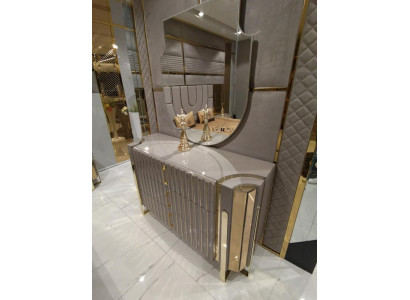 Kredens z Lustro Modern Kredens z Lustro Luxus Moder design Sypialnia