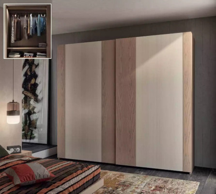 Sypialnia bariera Szafa Drewno luksusowy design Szafki Włochy
