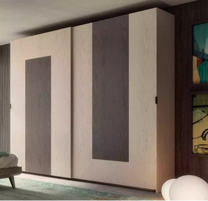 Sypialnia Zestaw Łóżko 2x Szafki nocne Szafa Design Luksusowy nowy 4-częściowy