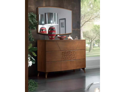 Zestaw Sypialnia Kredens Lustro Luxury Complete Modern Komody 2-częściowy
