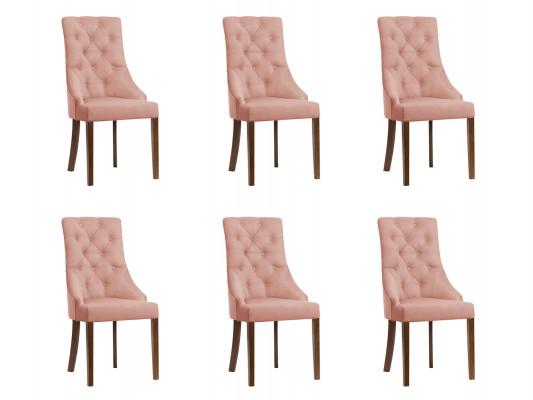 6x Chesterfield Fotel Lounge Club Podkładka Krzesło Krzesła Siedziba Ustawić Lehn