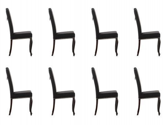 8x Chesterfield Krzesła Krzesło Podkładka Fotel Krzesło Design Siedziba Club Ustawić Nowy