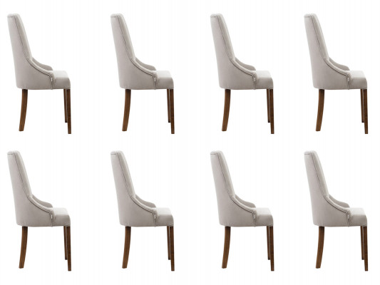 8x Designerska Podkładka Krzesło Zestaw Ustawić Krzesła Kompletny Lehn Siedziba Lounge