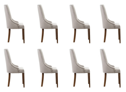 8x Designerska Podkładka Krzesło Zestaw Ustawić Krzesła Kompletny Lehn Siedziba Lounge