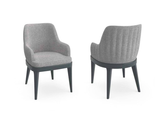 Nowoczesny Krzesła Materiał Drewno Design Krzesło Fotel Luksusowa Podkładka Włókienniczy