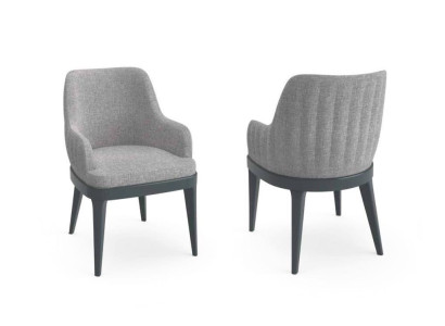 Nowoczesny Krzesła Materiał Drewno Design Krzesło Fotel Luksusowa Podkładka Włókienniczy