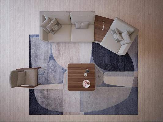 Meble tapicerowane sofa kanapa trzyosobowa salon projekt Fotel Drewno Włókienniczy