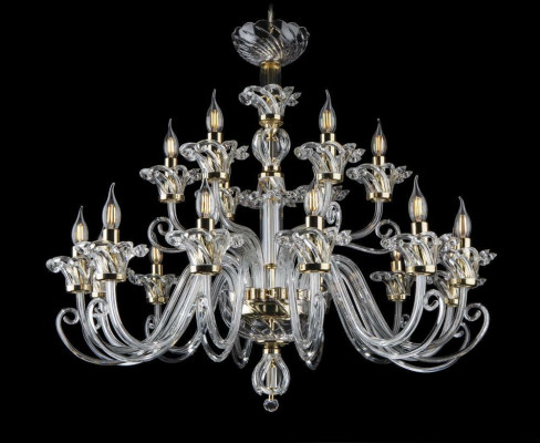 Bohemia Nowoczesne lampy sufitowe żyrandol kryształ Gold Lampa żyrandol