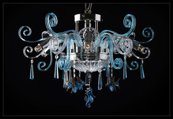 Sufitowa lampa wisząca Lampa sufitowa Spot żyrandol Bohemia Cristal