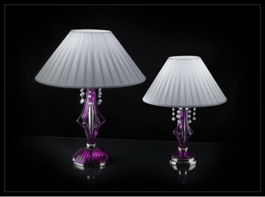 Lampa kryształowa lampa biurowa Tabela Elite Bohemia stopka Stolik nocny Nowość