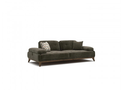 Szara Sofa Dwuosobowa Meble Tapicerowane Meble Luksusowy Salon Podkładka Materiał