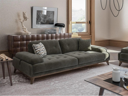 Luksusowe Meble tapicerowane sofa trzyosobowa kanapa wyposażenie salonu podkładka materiałowa