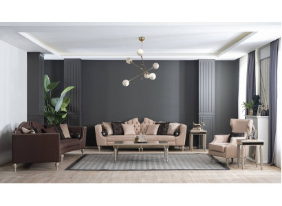 Salon Zestaw sofowy 541-osobowy stolik kawowy 2х Stolik nowy luksus